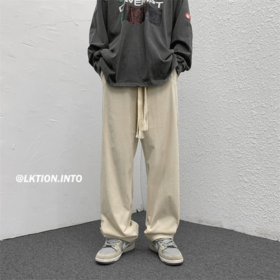 Široke muške hlače na vezice - više boja