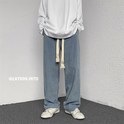 Široke muške hlače na vezice - više boja