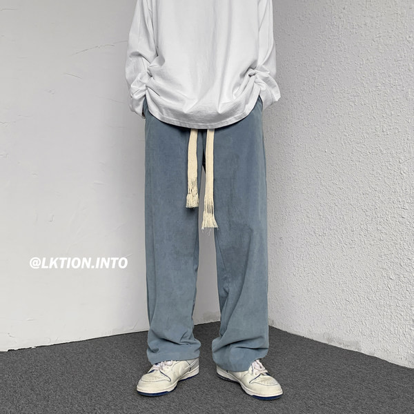 Široke muške hlače na vezice - više boja