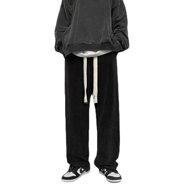 Široke muške hlače na vezice - više boja