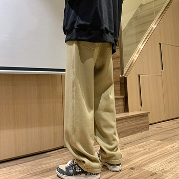 Мъжки ежедневен прав панталон с  топла подплата и  джоб 