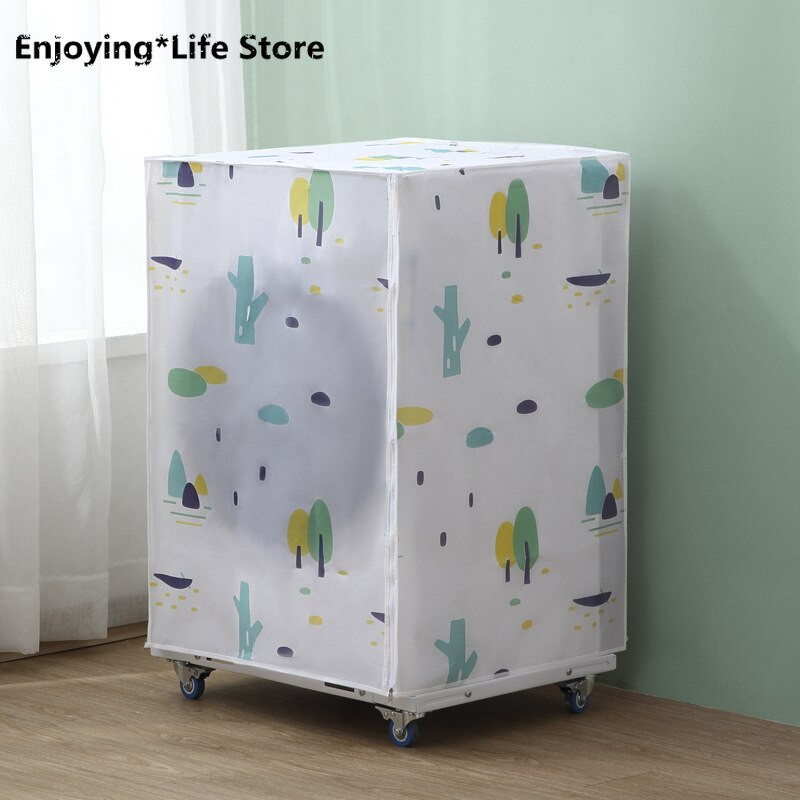 Kryt na práčku, vodotesný kryt proti prachu, organizér na úložný priestor pre domácnosti, veko práčky, ochranný krém proti slnečnému žiareniu, príslušenstvo