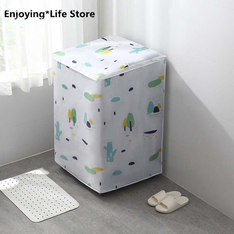 Kryt na práčku, vodotesný kryt proti prachu, organizér na úložný priestor pre domácnosti, veko práčky, ochranný krém proti slnečnému žiareniu, príslušenstvo