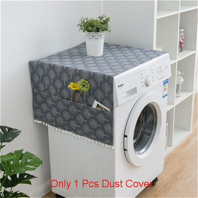 Viacfarebný polyesterový pruhovaný kryt na práčku, prachotesný kryt, chladnička, mikrovlnná rúra, vrchné prekrytie, príslušenstvo