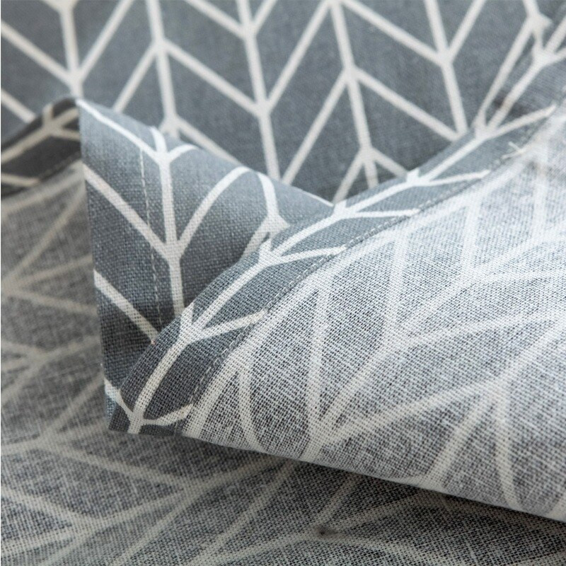 Geometrický kryt na chladničku s jednými dverami, pastoračný, dvojitý otvorený uterák, kryt na práčku, 1 ks