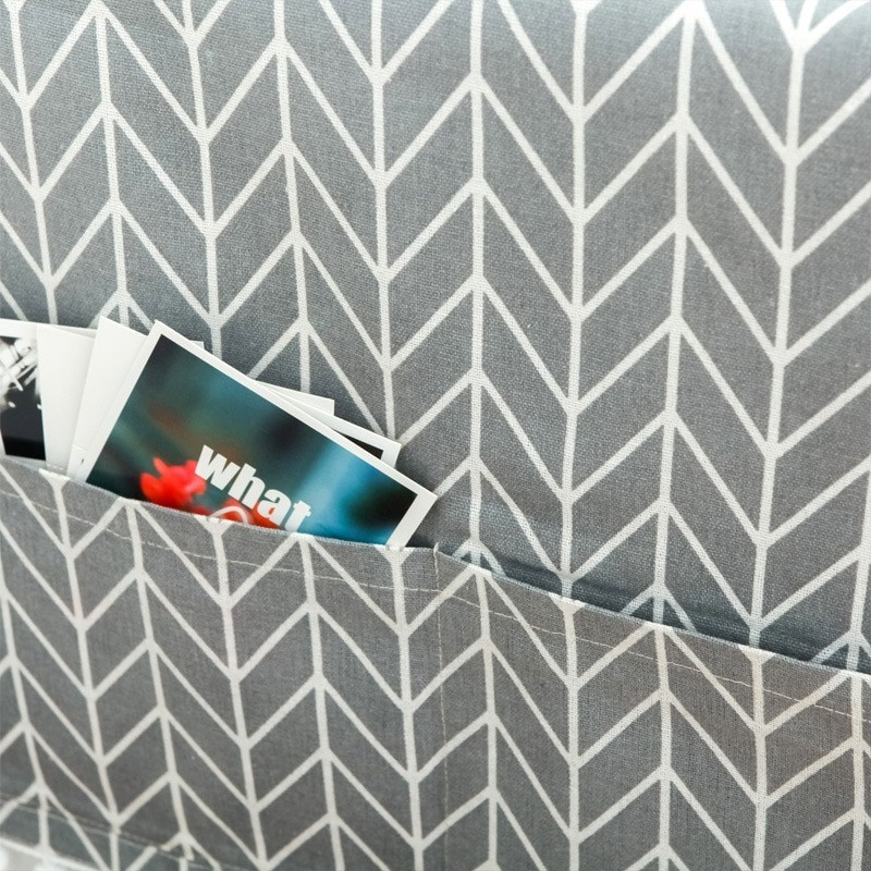 Geometrický kryt na chladničku s jednými dverami, pastoračný, dvojitý otvorený uterák, kryt na práčku, 1 ks