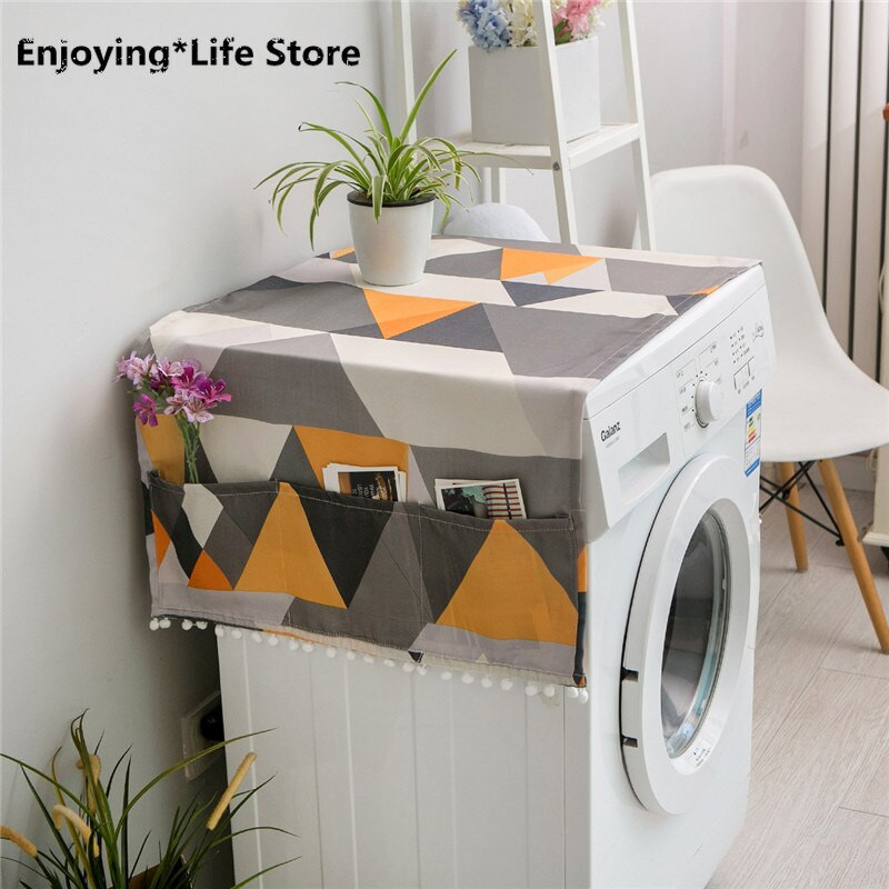 Domácnosť odolná voči prachu, bavlnené kryty na práčku, sušičky bielizne, bielizeň, vreckový organizér, príslušenstvo k produktom