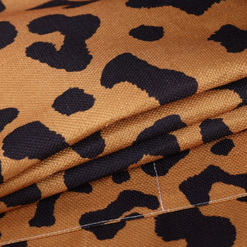 Ретро леопардово покритие за пералня Прахоустойчиво платнено покритие Микровълнова фурна Cows Dot Хладилник Антипрахово покритие Протектор Калъф