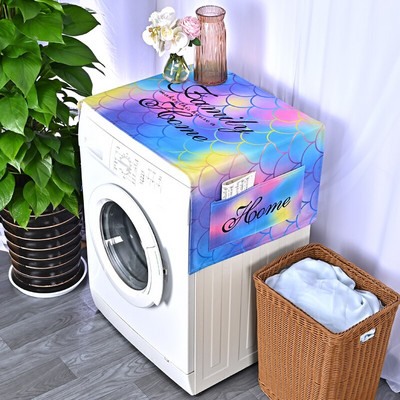 Morski život Ribe Navlake za prašinu Roler navlake za perilicu rublja Zaštita za hladnjak s 2 vrata Zaštita od prašine Tropska biljka Navlaka za mikrovalnu pećnicu