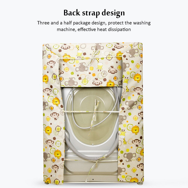 Moderna i jednostavna posrebrena navlaka za bubanj automatske perilice rublja presvučena Oxford tkaninom vodootporna navlaka za zaštitu od prašine za zaštitu od sunca