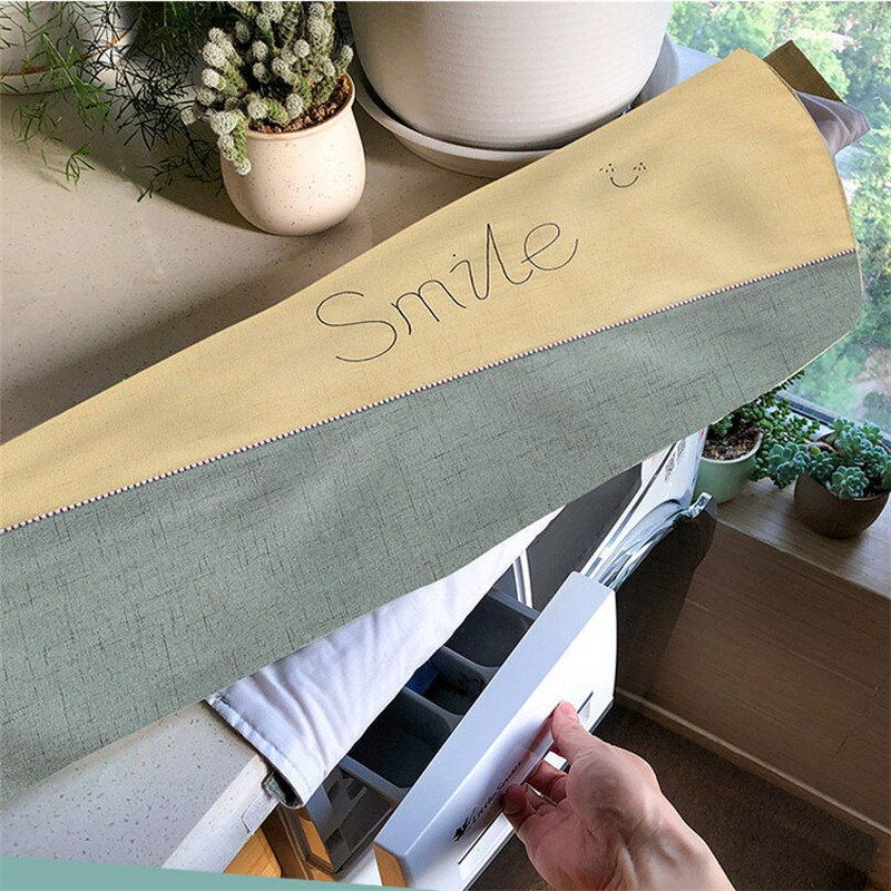 Automatická valcová práčka, opaľovací krém, prachotesný kryt, kryt práčky, bavlnená látka, predný otvorený dekoratívny doplnok Copri Lavatrice