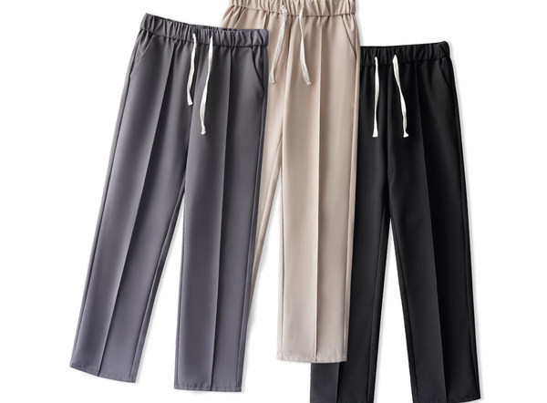 Pantaloni casual barbatesti - cu sireturi