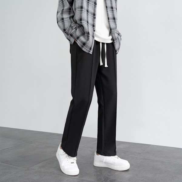 Pantaloni casual barbatesti - cu sireturi