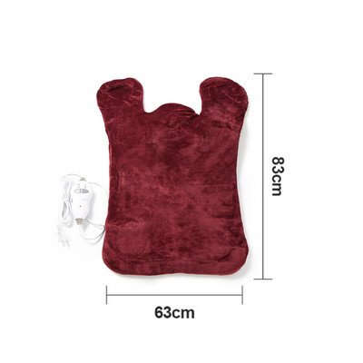 Ηλεκτρικά επιθέματα μασάζ ώμου Αναπνεύσιμο μασάζ λαιμού πλάτης Θερμότερη ρυθμιζόμενη θερμοκρασία με κουμπί για εργαλείο ανακούφισης από τον πόνο του σώματος