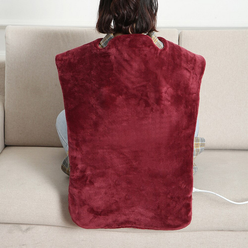 Ηλεκτρικά επιθέματα μασάζ ώμου Αναπνεύσιμο μασάζ λαιμού πλάτης Θερμότερη ρυθμιζόμενη θερμοκρασία με κουμπί για εργαλείο ανακούφισης από τον πόνο του σώματος