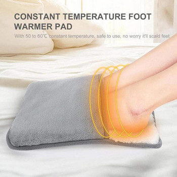 Топли чехли Крака Топли чехли Нагревателна ръкавица USB Електрическа нагревателна подложка Зимна нагревател за ръце и крака Миещ се домашен нагревател за крака