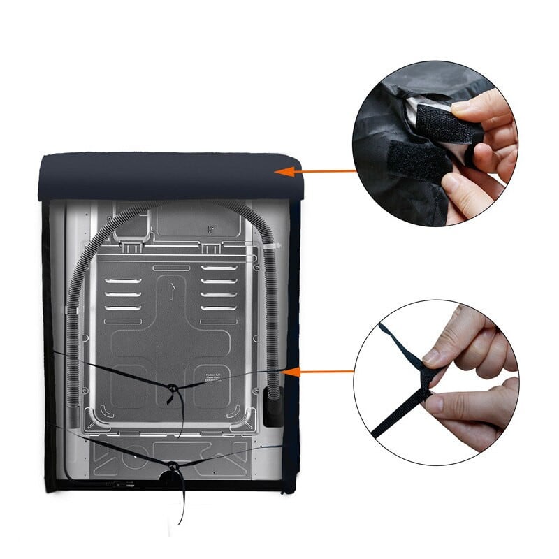 Prachotesný kryt práčky Vonkajší kryt sušičky práčky Vodotesný a opaľovací krém