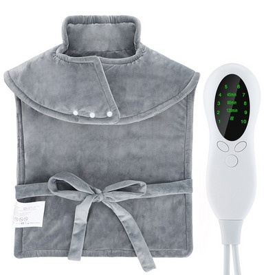 Elektrická vykurovacia podložka s 10 prevodmi, nastaviteľná vykurovacia podložka na spanie, masážna úľava od bolesti, rameno, krk, chrbát, nohy, pohovka, sedadlo, kancelária