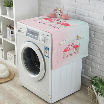 Kryt na bubon práčky, kryt na chladničku s kreslenými zvieratkami, univerzálny kryt na nábytok, uterák ZM147