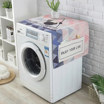 Kryt na bubon práčky, kryt na chladničku s kreslenými zvieratkami, univerzálny kryt na nábytok, uterák ZM147