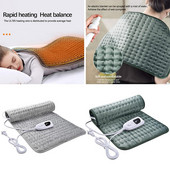 Mäkká elektrická vyhrievacia podložka, veľká vyhrievacia podložka, zmierňuje stres, 6 nastavení teploty, elektrická vyhrievacia deka, teplý elektrický matrac
