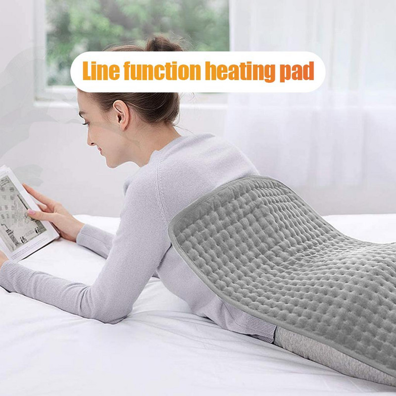 Mäkká elektrická vyhrievacia podložka, veľká vyhrievacia podložka, zmierňuje stres, 6 nastavení teploty, elektrická vyhrievacia deka, teplý elektrický matrac