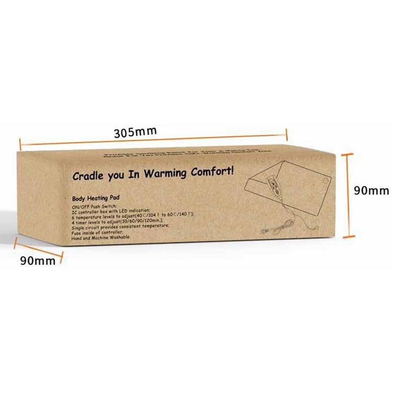 Mäkká elektrická vyhrievacia podložka, veľká vyhrievacia podložka, zmierňuje stres, 6 nastavení teploty, elektrická vyhrievacia deka, teplý elektrický matrac