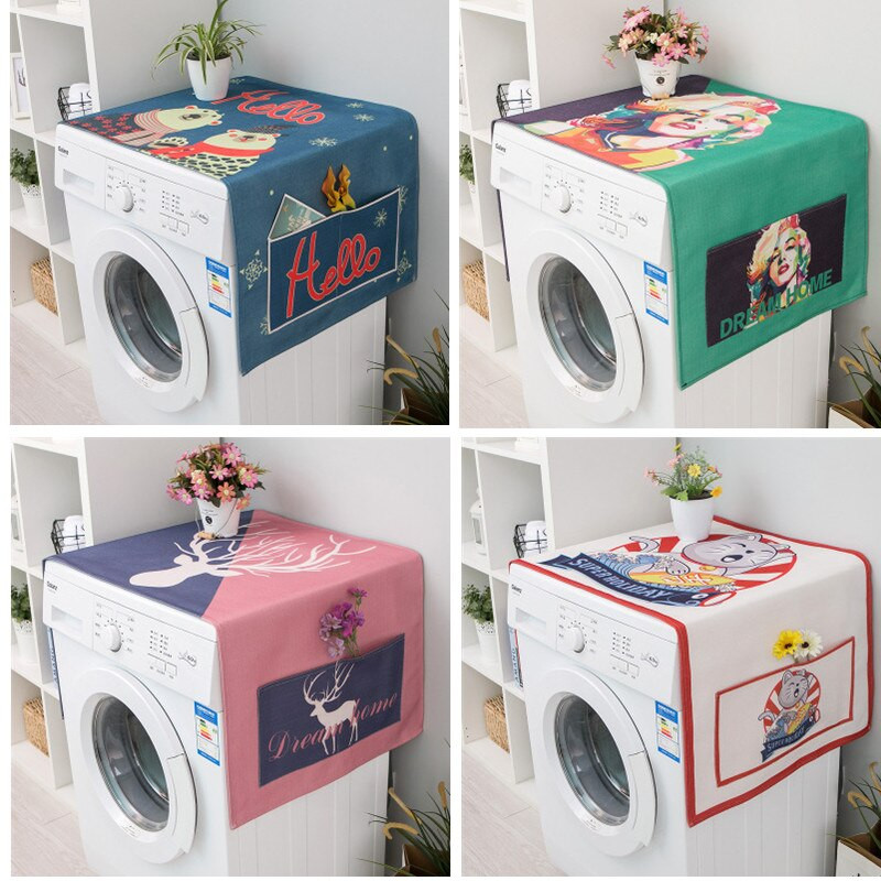 1 ks Kryt na chladničku, vodotesný úložný obal na práčku, organizér na chladničku, rúru, handričku na prach, bytové dekorácie, doplnky