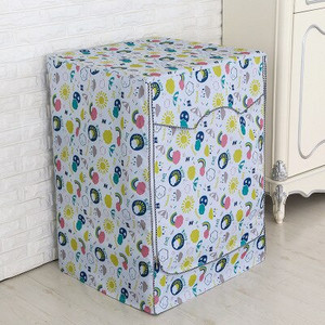 Skalbimo mašinos vandeniui atsparus dangtelis Būgno skalbimo mašinos apsaugos nuo saulės džiovintuvas Poliesterio sidabro dulkėms atsparus skalbimo mašinos dangtis