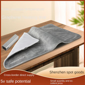 USB vyhrievacia podložka s grafénom, elektrická deka, vyhrievacia podložka s konštantnou teplotou, teplý stôl, teplé nohy, elektrický ohrievač 5V