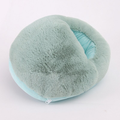 Elektrické bavlnené vyhrievacie podložky s USB na nohy, ohrievače topánok, horúčka, zimné teplé nohy, jednofarebná imitácia králika, umývateľné