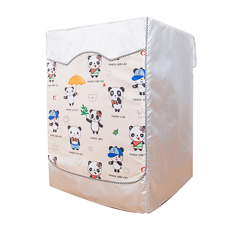 Kryt na práčku z látky Oxford, vodotesný kryt na práčku, postriebrený kryt na práčku z látky Oxford