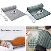 Elektrická vyhrievacia podložka, 6 nastavení teploty na ramená, krk, nohy, relax, zmiernenie stresu, elektrická vyhrievacia deka, zimný ohrievač tela