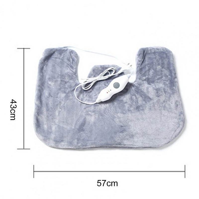 Vyhrievaná podložka do kancelárie, úľava od tepla, tepelný zábal, konštantná regulácia teploty, bavlnená vyhrievacia podložka na ramená a krk