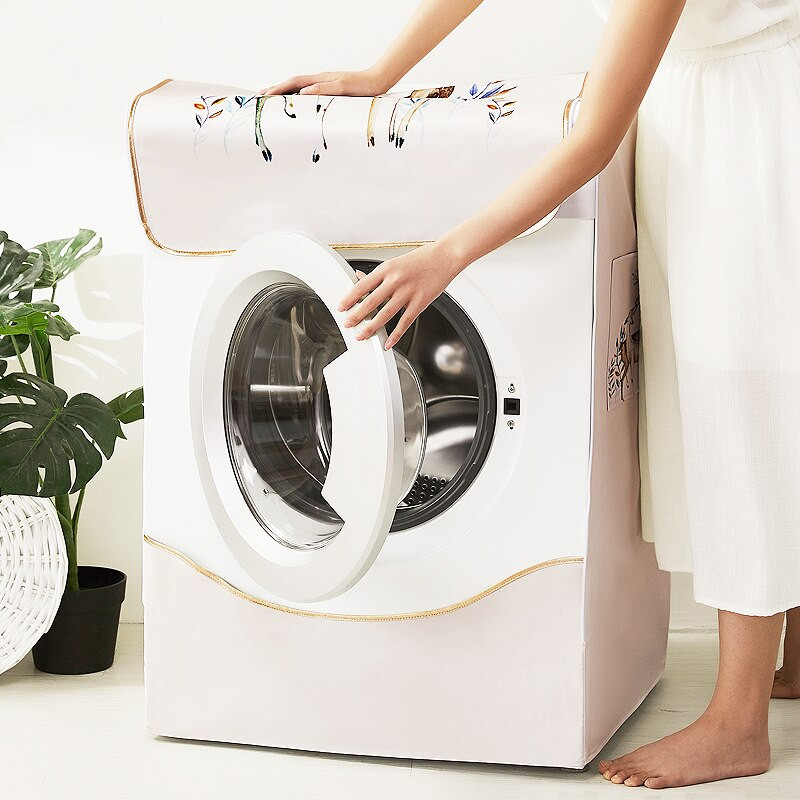 SRYSJS Kryty na práčku, veko práčky, vodotesný úložný organizér, ochranný kryt, príslušenstvo