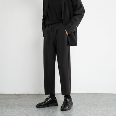 Pantaloni barbati model drept cu buzunar potriviti pentru viata de zi cu zi