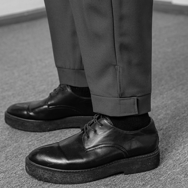 Elegáns férfi nadrág magas derékkal