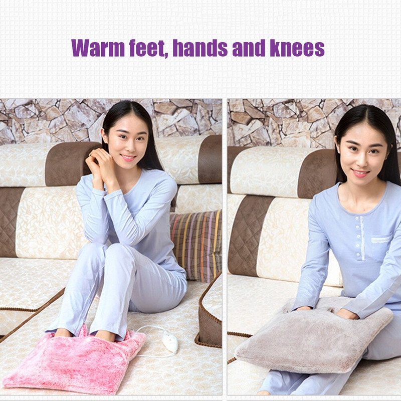 Vyhrievacie papuče Energeticky úsporný multifunkčný elektrický vyhrievací vankúš na nohy s konštantnou teplotou, odnímateľný na spanie v spálni