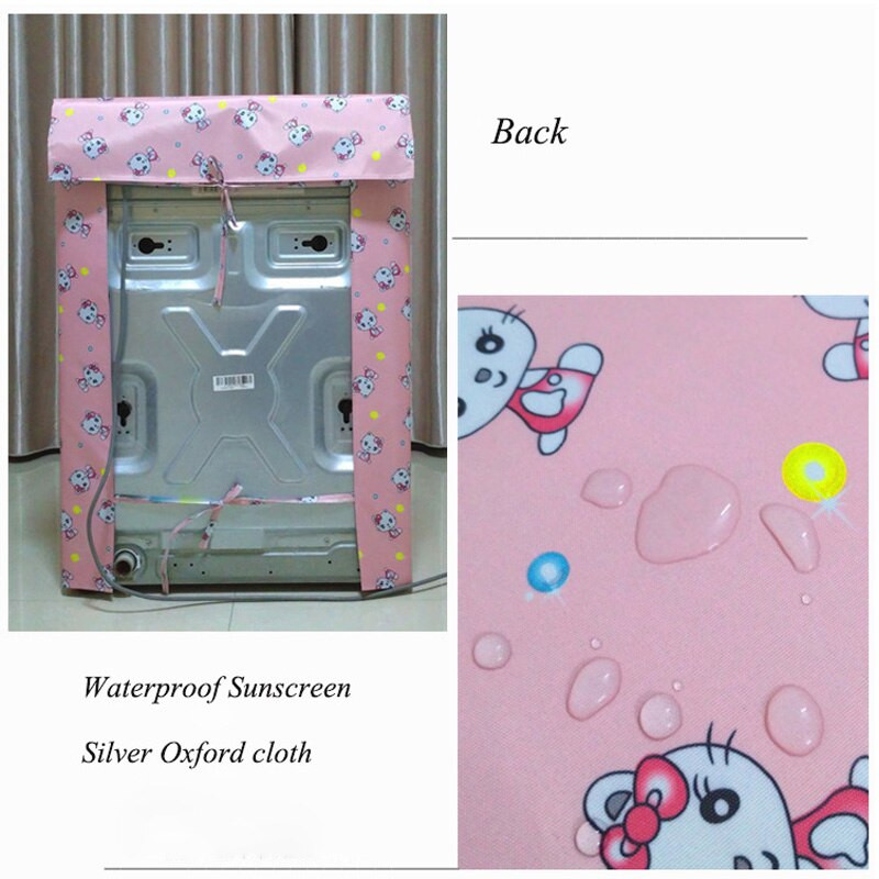 SRYSJS Vodotesný kryt Ochranný krém na práčku Kryt na domácnosť Textilný kryt na plne automatický bubon práčky Puzdro na prach