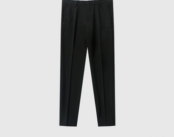 Pantaloni eleganti pentru barbati cu fermoar si nasturi