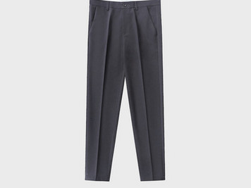 Pantaloni eleganti pentru barbati cu fermoar si nasturi