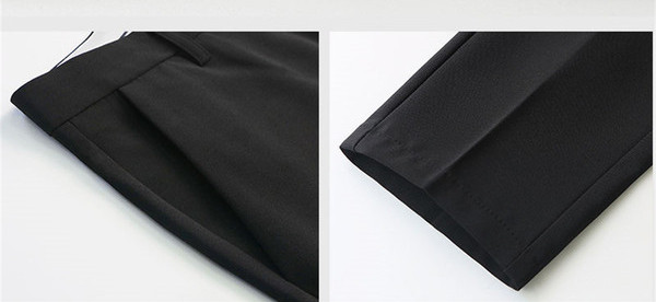 Pantaloni eleganti pentru barbati cu fermoar si nasturi