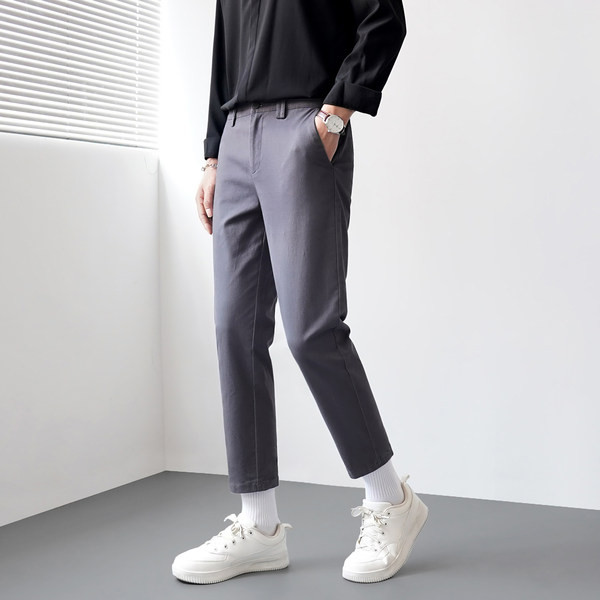 Elegantne muške hlače - s džepom i patentnim zatvaračem