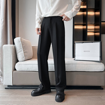 Κομψό ανδρικό παντελόνι - με φερμουάρ και τσέπη