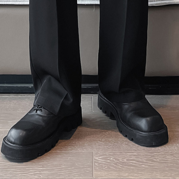 Elegantné pánske nohavice - so zipsom a vreckom