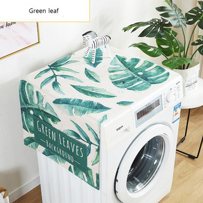 Ģeometriski kokvilnas lina ūdensnecaurlaidīgi putekļu pārsegi Veļas mašīnas pārsegi Ledusskapja organizators Ledusskapja putekļu pārsegs Mājas dekors lavador