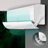 Univerzálny deflektor na klimatizáciu, nastaviteľný kryt klimatizácie s ochranou proti priamemu fúkaniu čelného skla