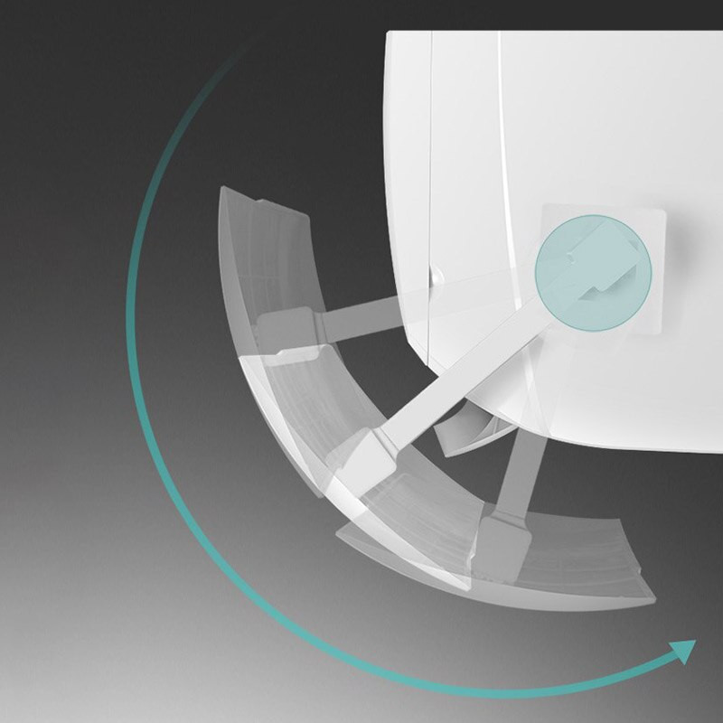 Univerzálny deflektor na klimatizáciu, nastaviteľný kryt klimatizácie s ochranou proti priamemu fúkaniu čelného skla