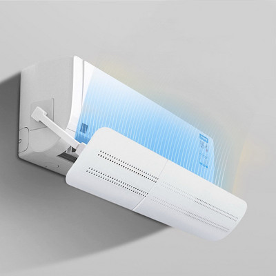 Škálovateľné závesné čelné sklo klimatizácie, deflektor vzduchu proti priamemu fúkaniu, čelné sklo klimatizácie pre domácnosť