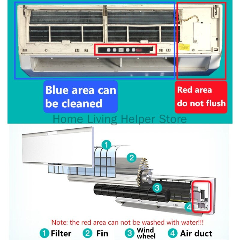Pungă de curățare cu condiționare a aerului capac de curățare cu codificare a aerului instrument de curățare cu codificare a aerului sac de acoperire pentru curățare cu codificare a aerului